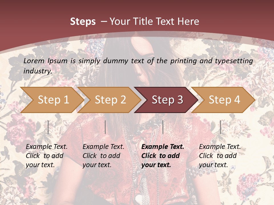Ring Lips Y PowerPoint Template