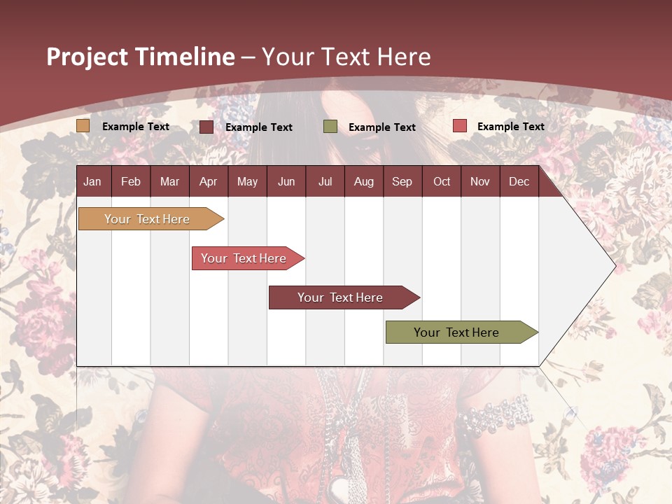 Ring Lips Y PowerPoint Template