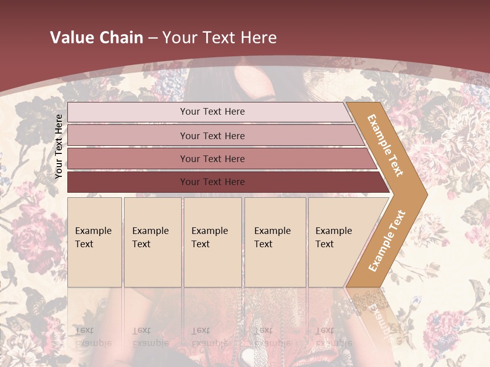 Ring Lips Y PowerPoint Template