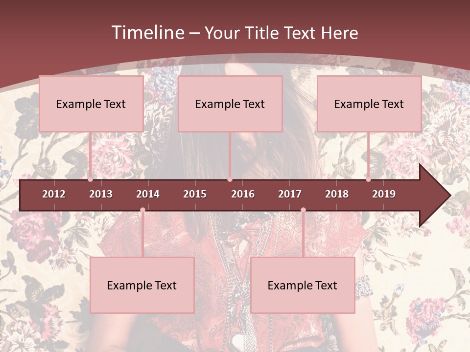 Ring Lips Y PowerPoint Template