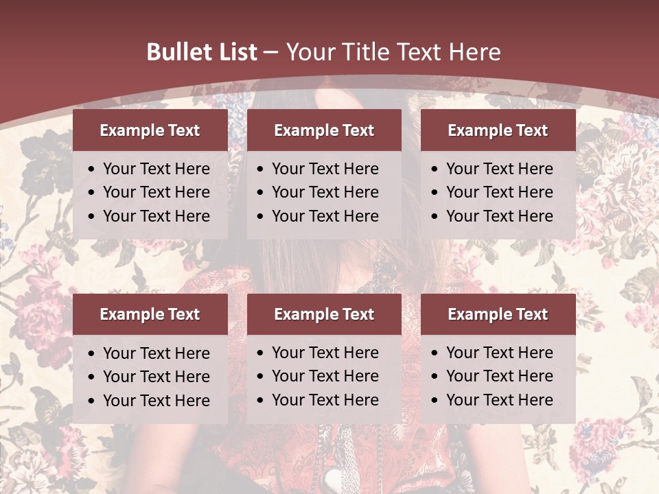 Ring Lips Y PowerPoint Template