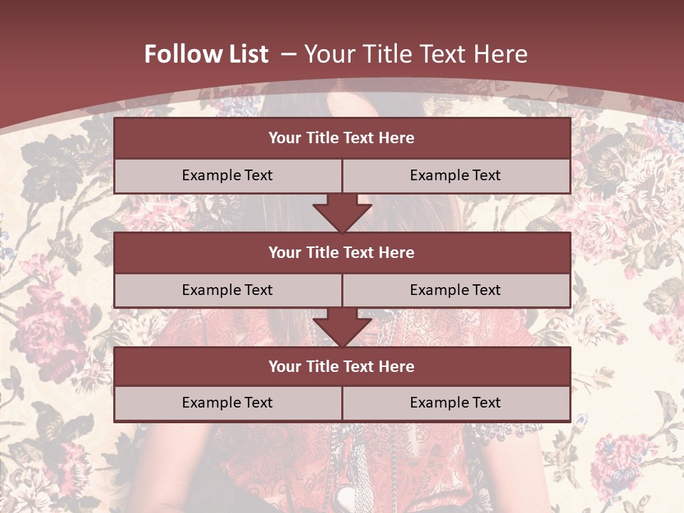 Ring Lips Y PowerPoint Template