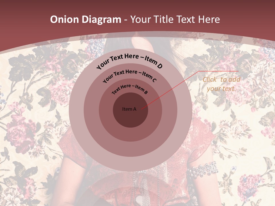 Ring Lips Y PowerPoint Template