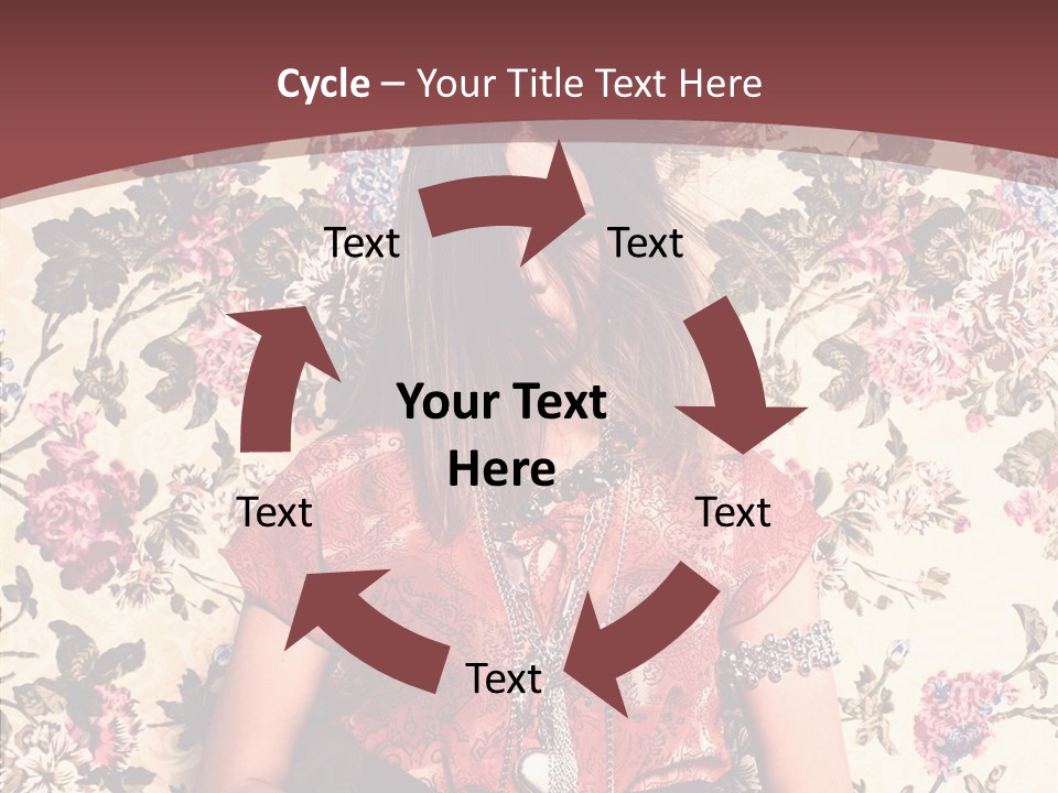 Ring Lips Y PowerPoint Template