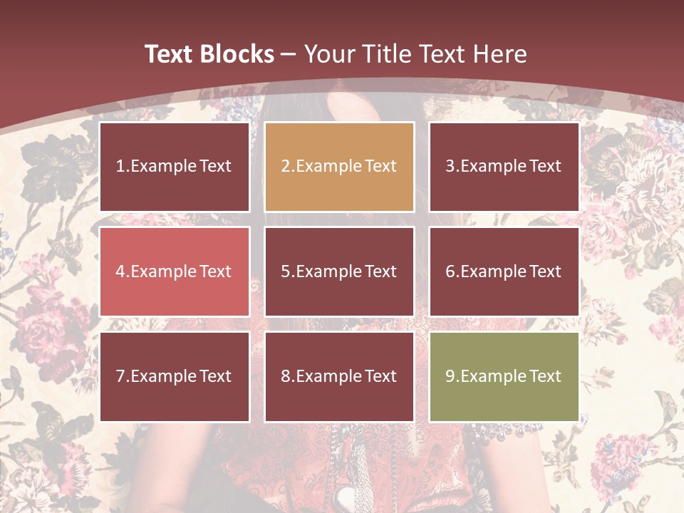 Ring Lips Y PowerPoint Template