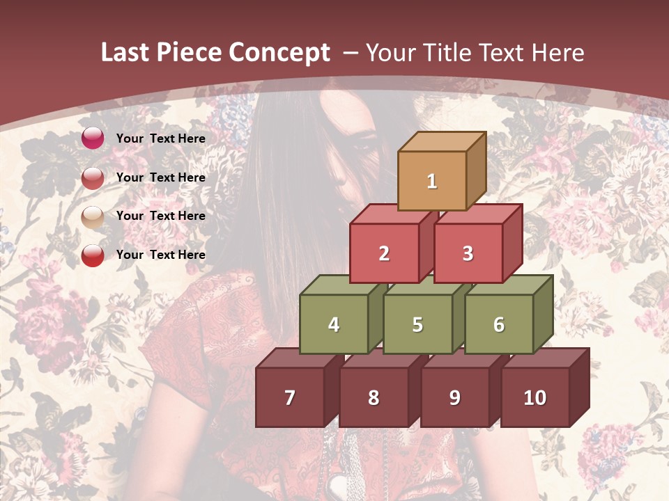 Ring Lips Y PowerPoint Template