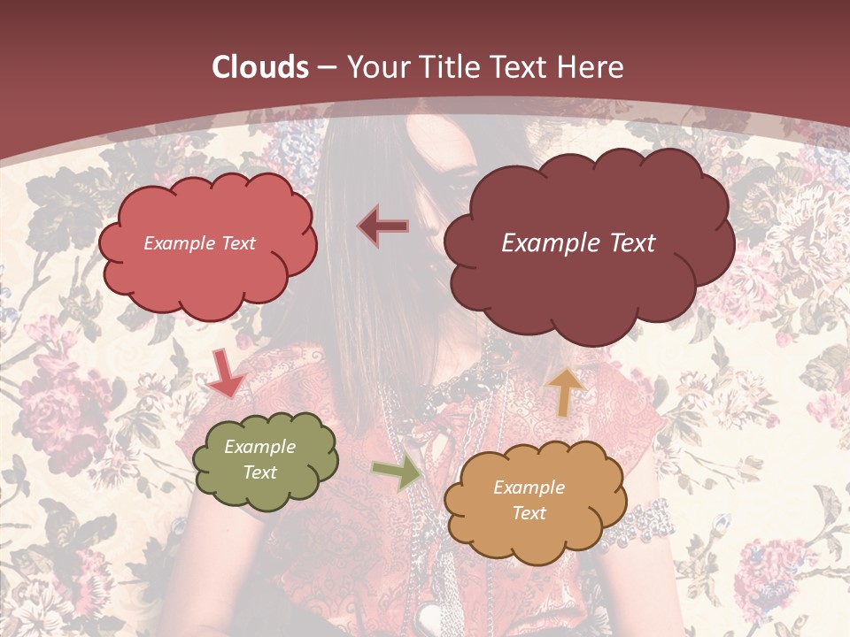 Ring Lips Y PowerPoint Template