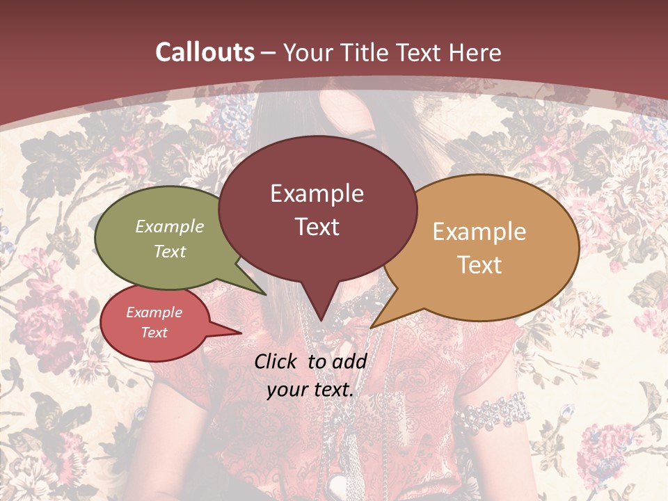 Ring Lips Y PowerPoint Template