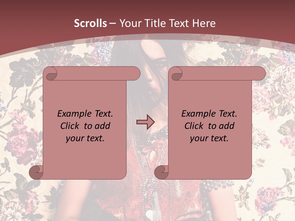 Ring Lips Y PowerPoint Template