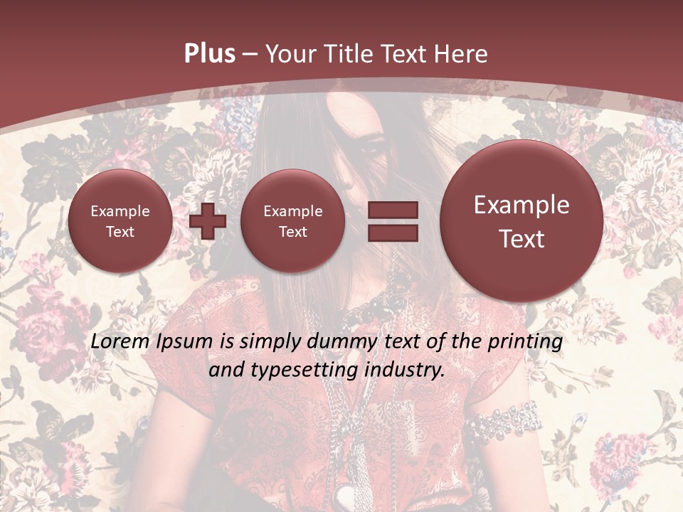 Ring Lips Y PowerPoint Template