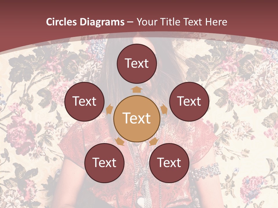 Ring Lips Y PowerPoint Template