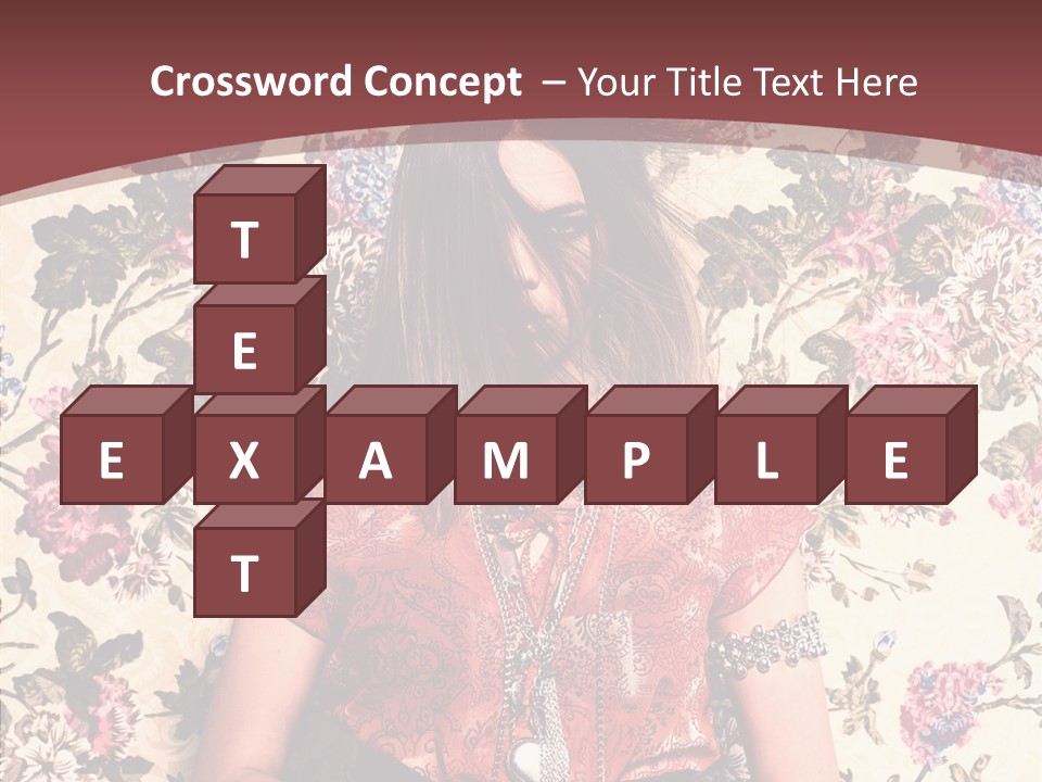 Ring Lips Y PowerPoint Template