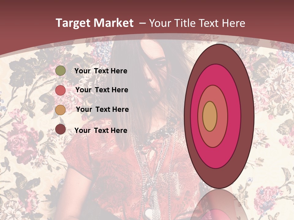 Ring Lips Y PowerPoint Template