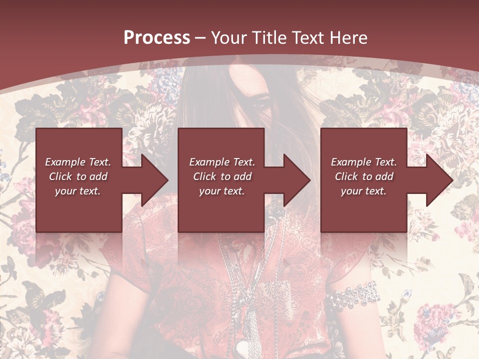 Ring Lips Y PowerPoint Template