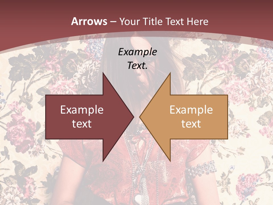 Ring Lips Y PowerPoint Template