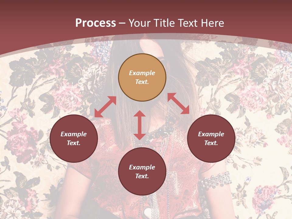 Ring Lips Y PowerPoint Template