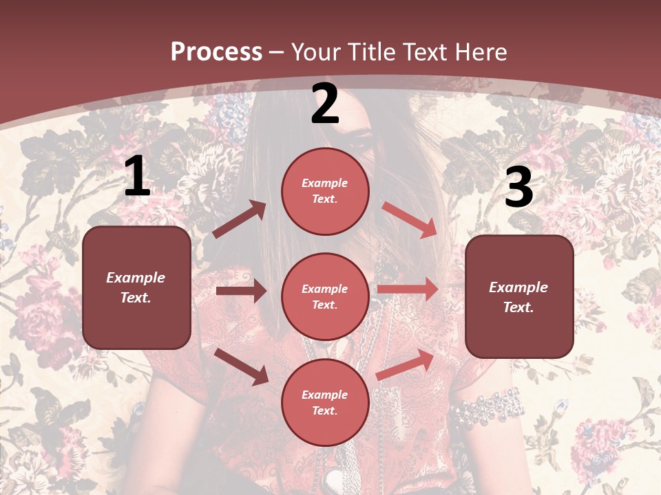 Ring Lips Y PowerPoint Template