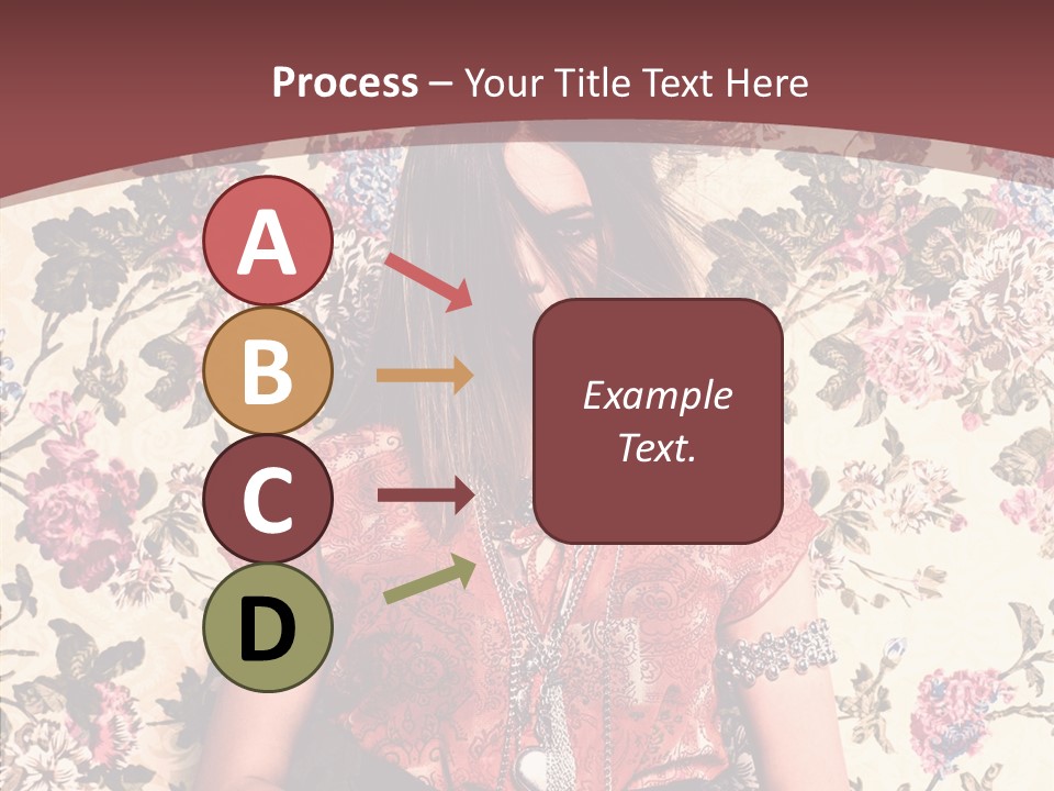 Ring Lips Y PowerPoint Template