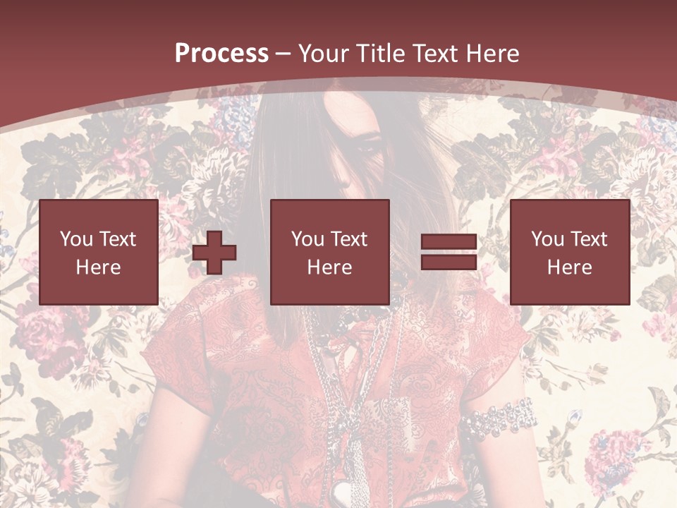 Ring Lips Y PowerPoint Template