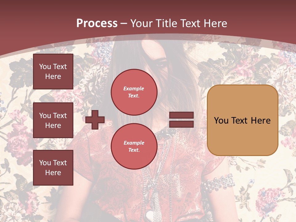 Ring Lips Y PowerPoint Template
