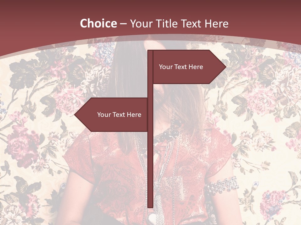 Ring Lips Y PowerPoint Template