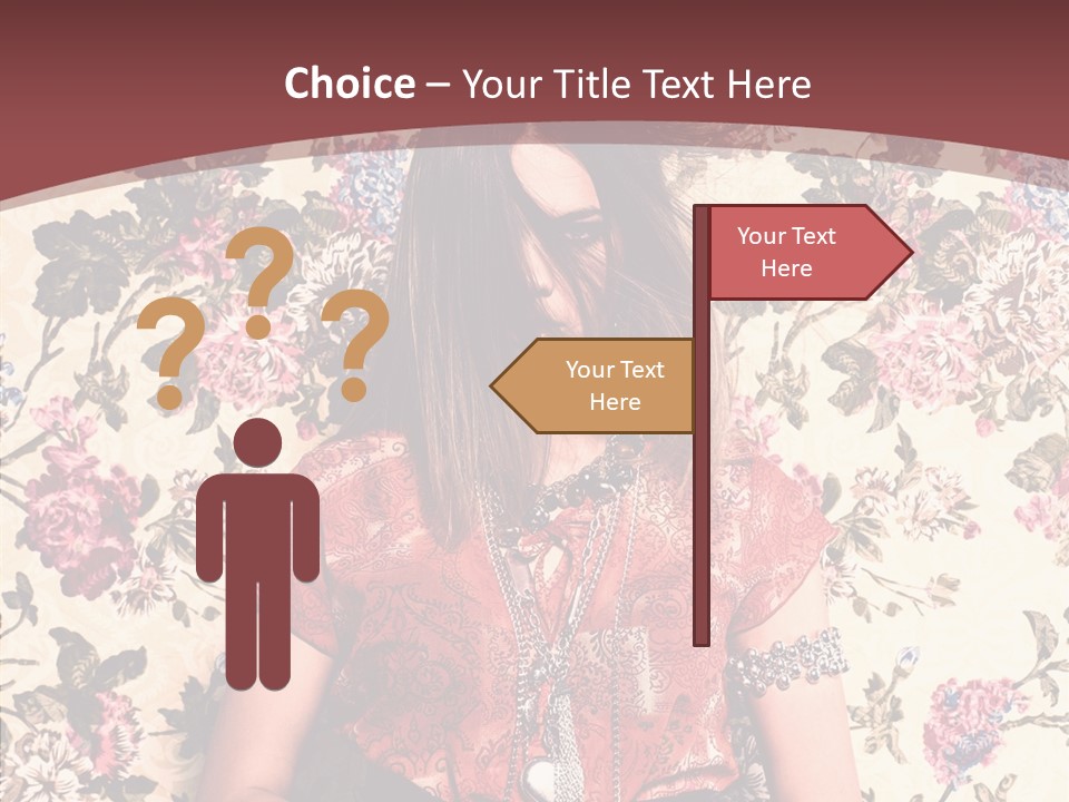 Ring Lips Y PowerPoint Template