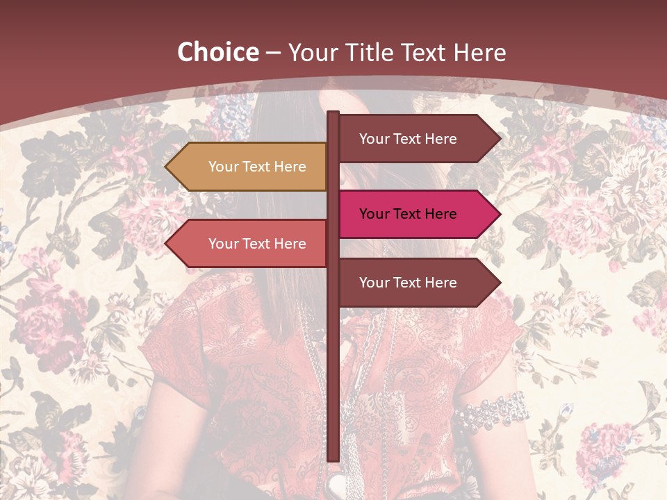 Ring Lips Y PowerPoint Template