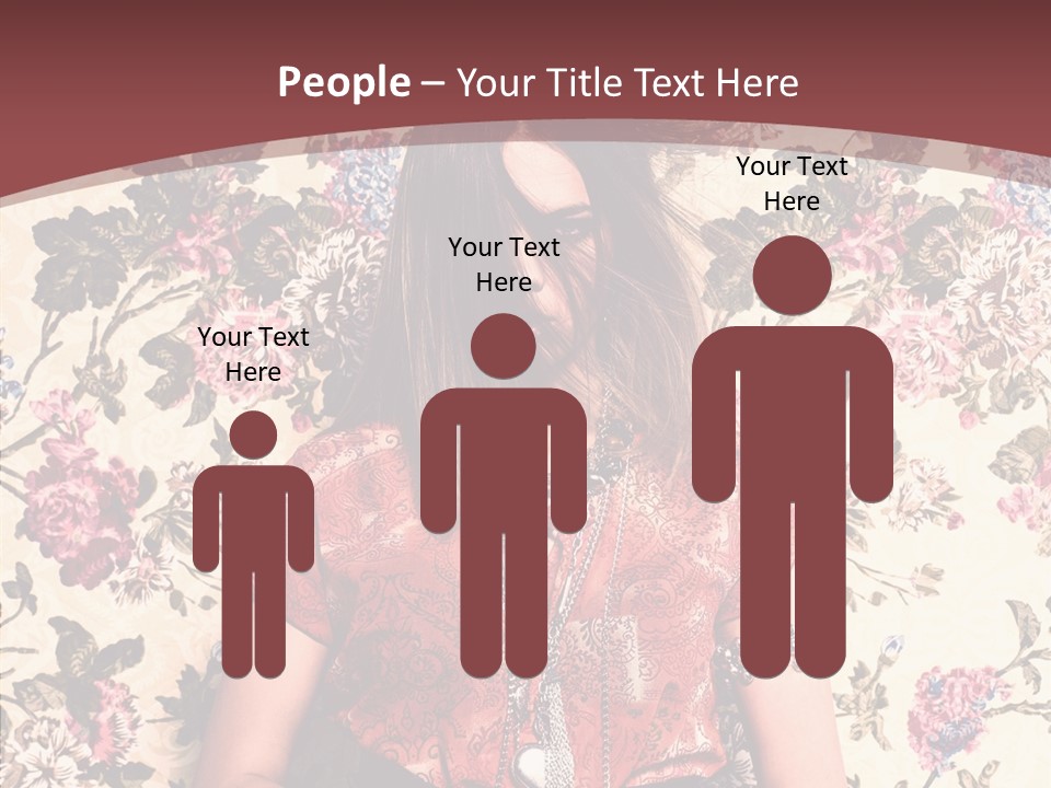 Ring Lips Y PowerPoint Template