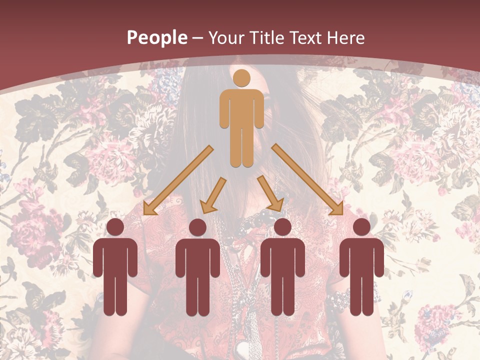 Ring Lips Y PowerPoint Template