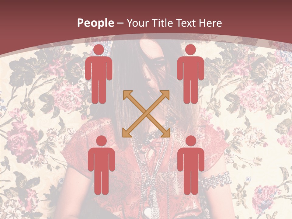 Ring Lips Y PowerPoint Template