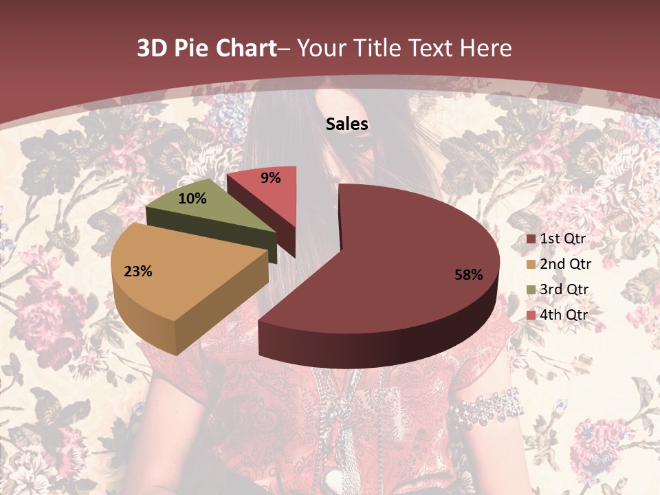 Ring Lips Y PowerPoint Template