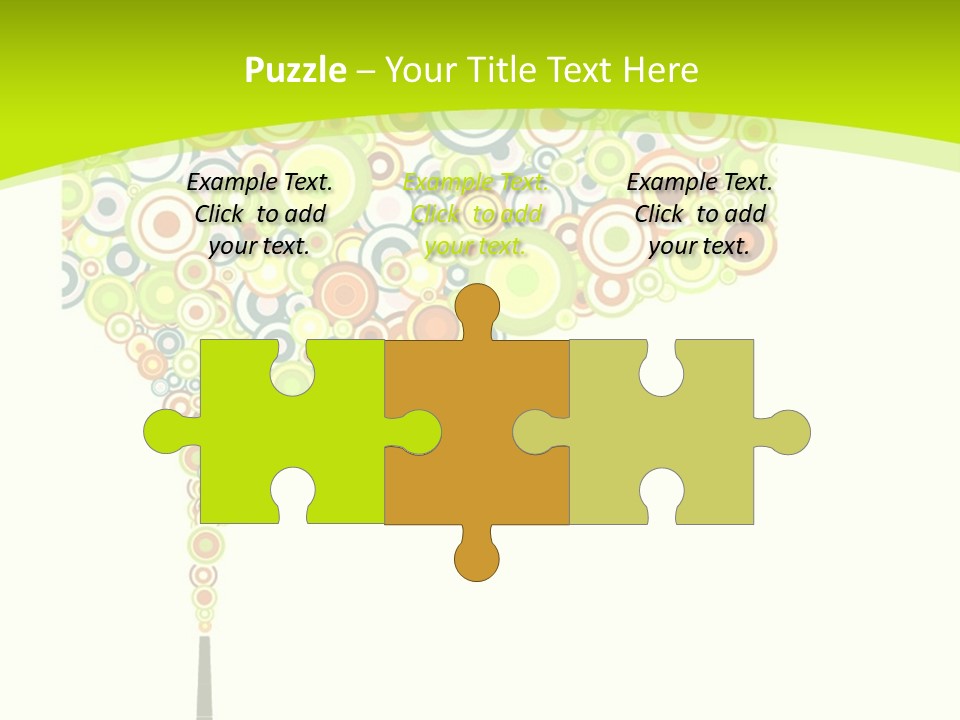 Plant Effect City PowerPoint Template