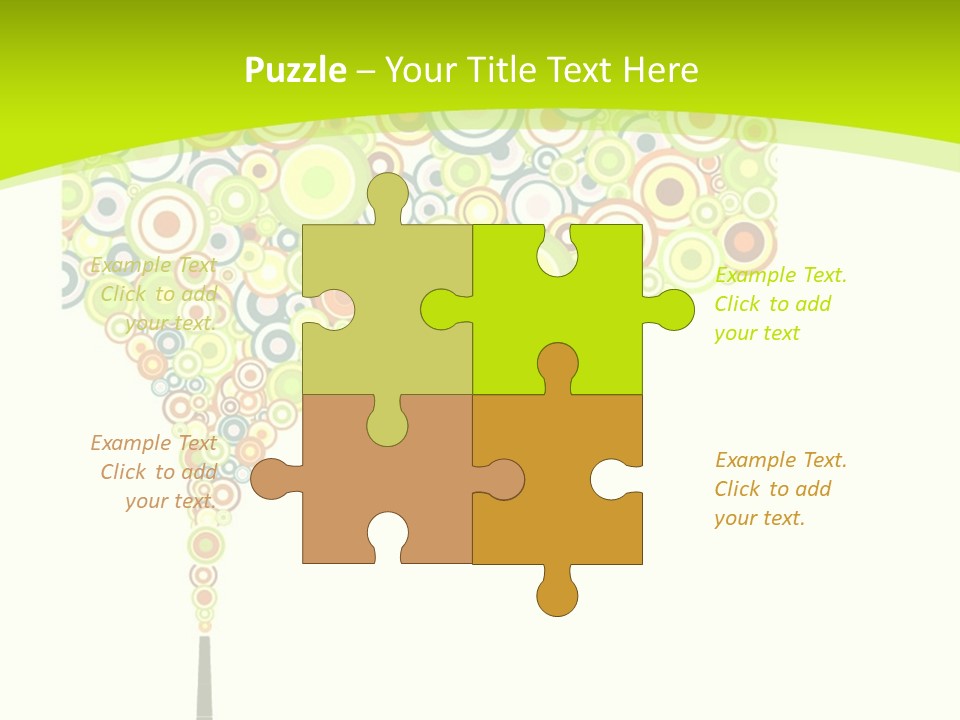 Plant Effect City PowerPoint Template