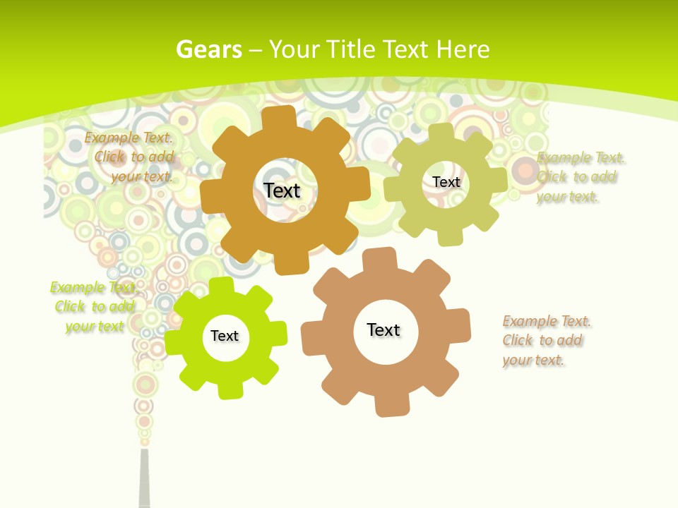 Plant Effect City PowerPoint Template