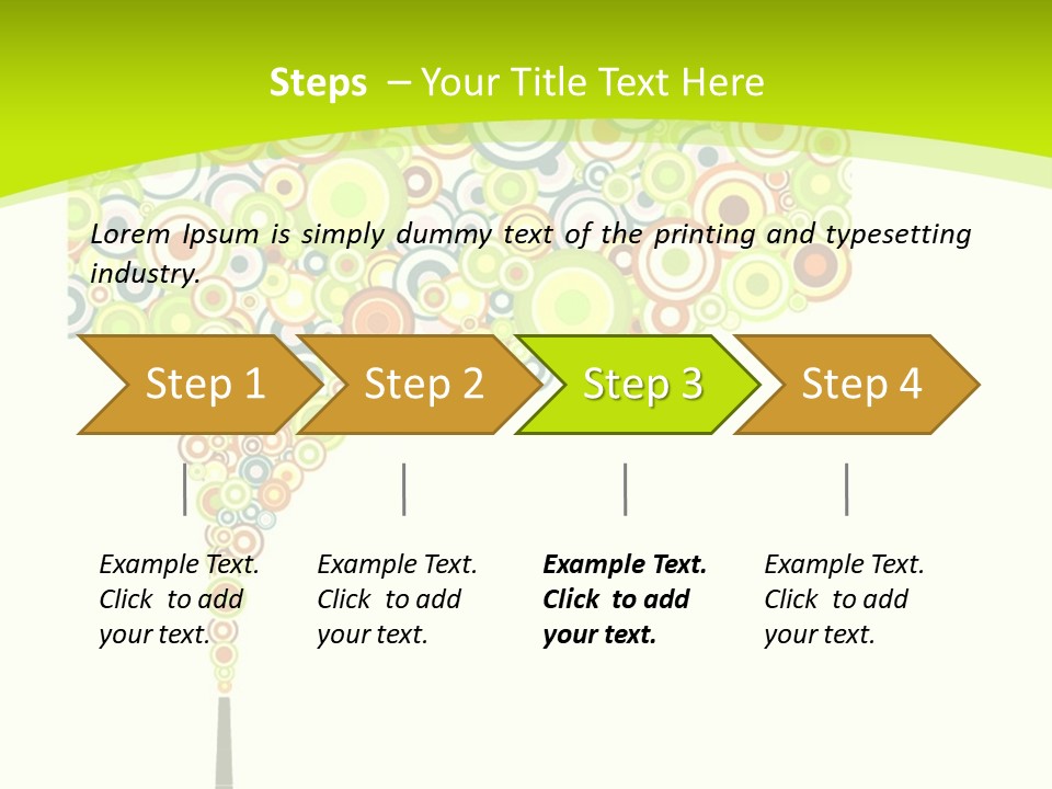 Plant Effect City PowerPoint Template