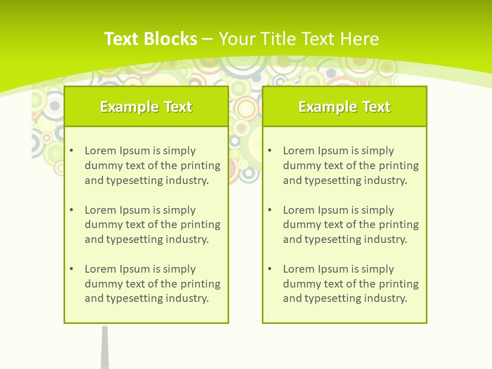 Plant Effect City PowerPoint Template