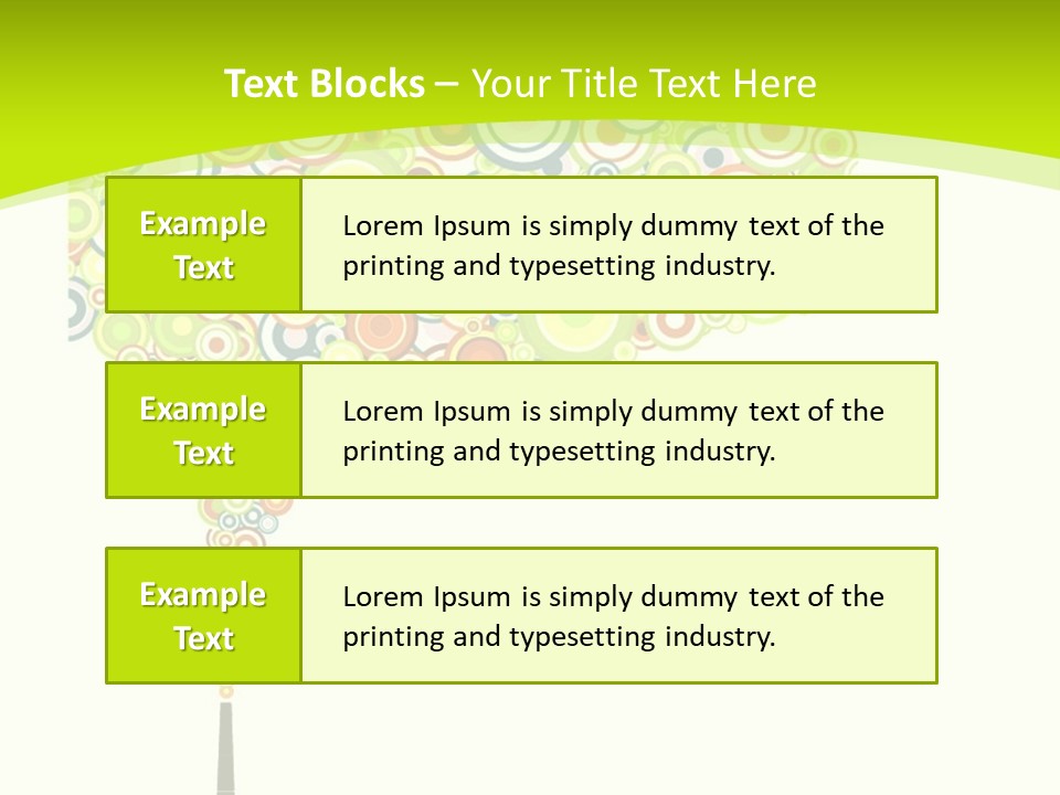 Plant Effect City PowerPoint Template