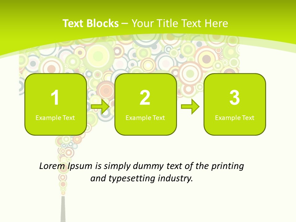 Plant Effect City PowerPoint Template