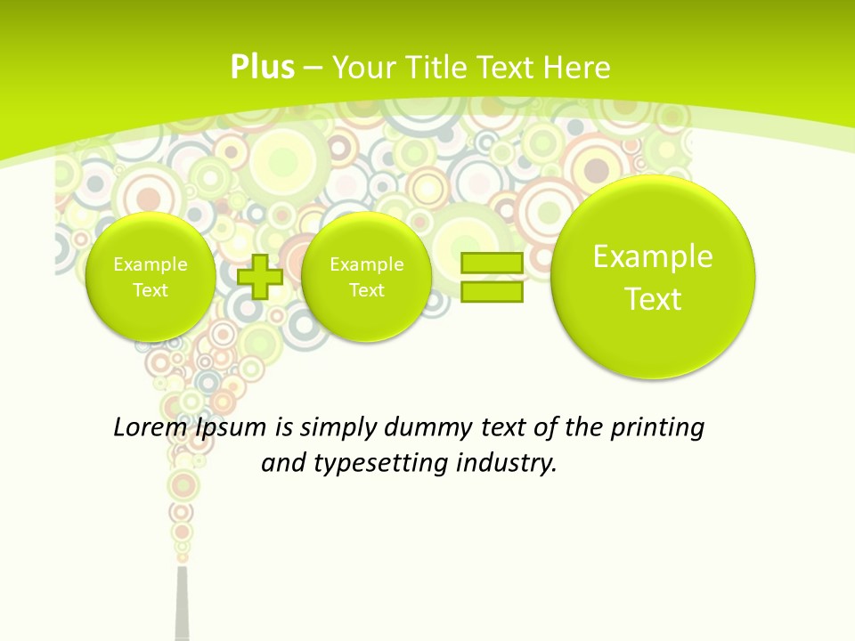 Plant Effect City PowerPoint Template