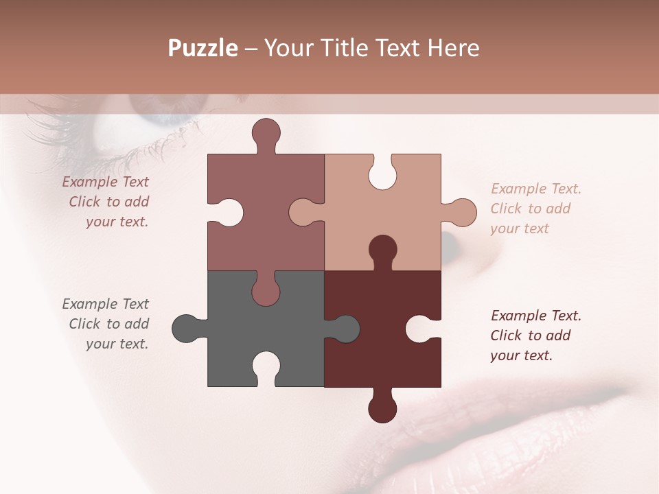 Communication Conference Figure PowerPoint Template