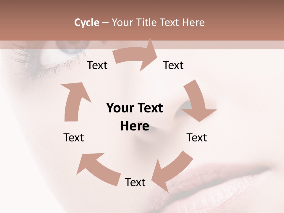 Communication Conference Figure PowerPoint Template