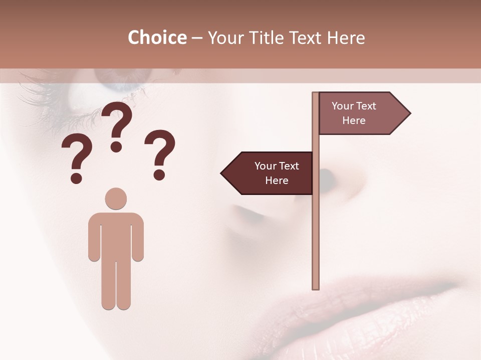 Communication Conference Figure PowerPoint Template