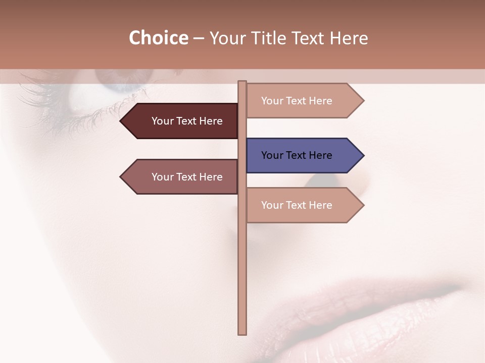 Communication Conference Figure PowerPoint Template