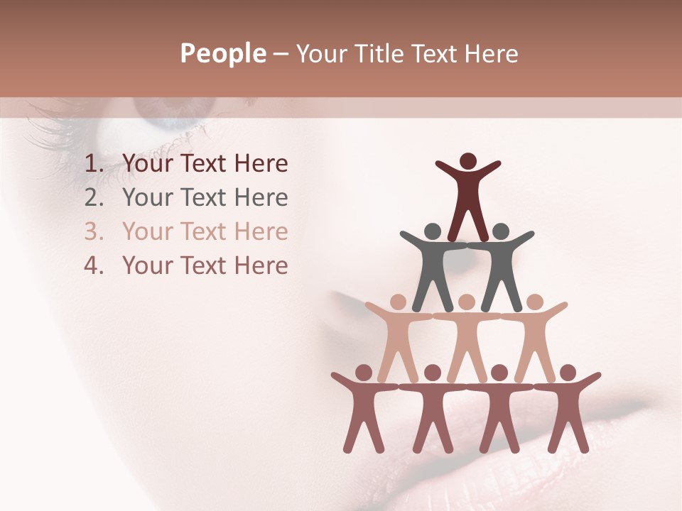Communication Conference Figure PowerPoint Template