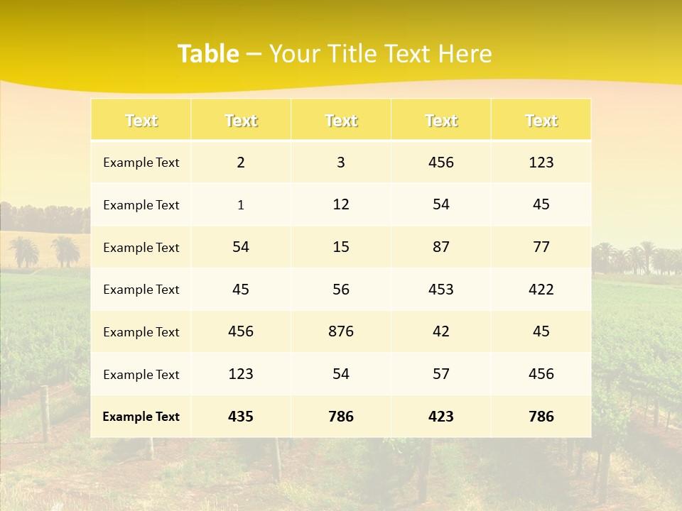 Sky Rural South PowerPoint Template