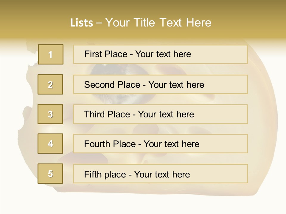 Bright Celebration Mouse PowerPoint Template