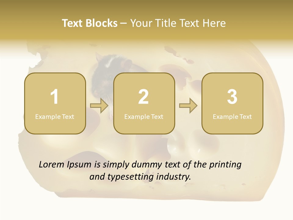 Bright Celebration Mouse PowerPoint Template