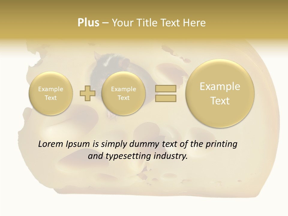 Bright Celebration Mouse PowerPoint Template