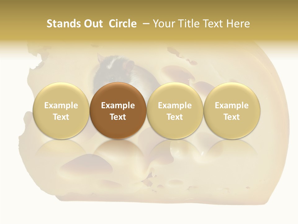 Bright Celebration Mouse PowerPoint Template