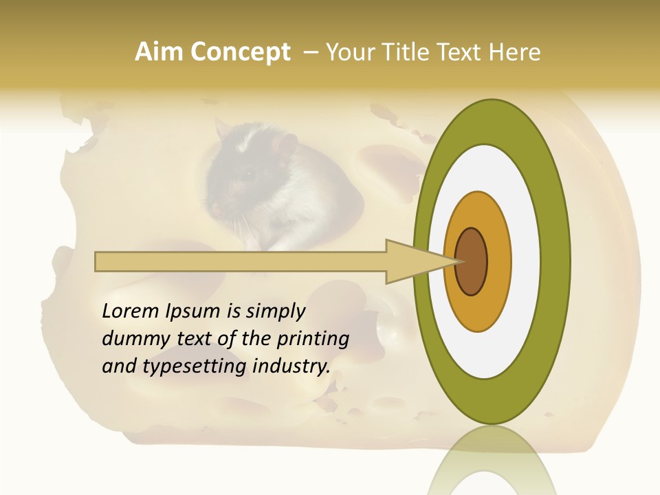 Bright Celebration Mouse PowerPoint Template